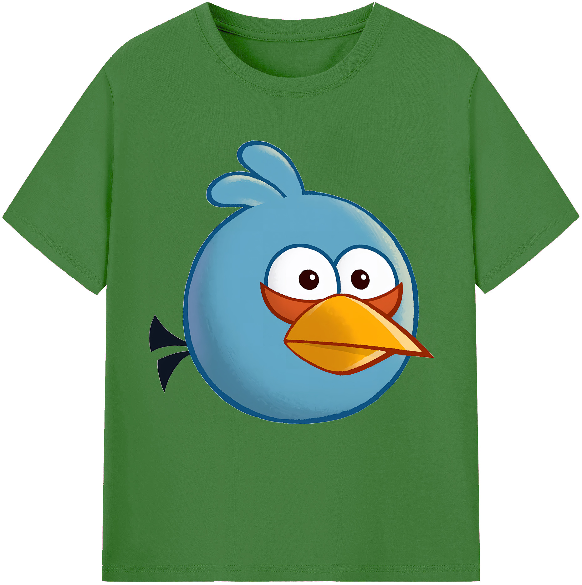 （画像用） Angry Birds アングリーバード レディースカジュアルプリントTシャツ（綿100％）